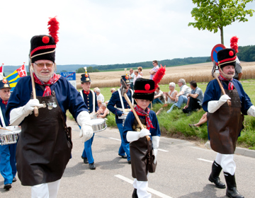 Wandelende Bielemennekes van schutterij