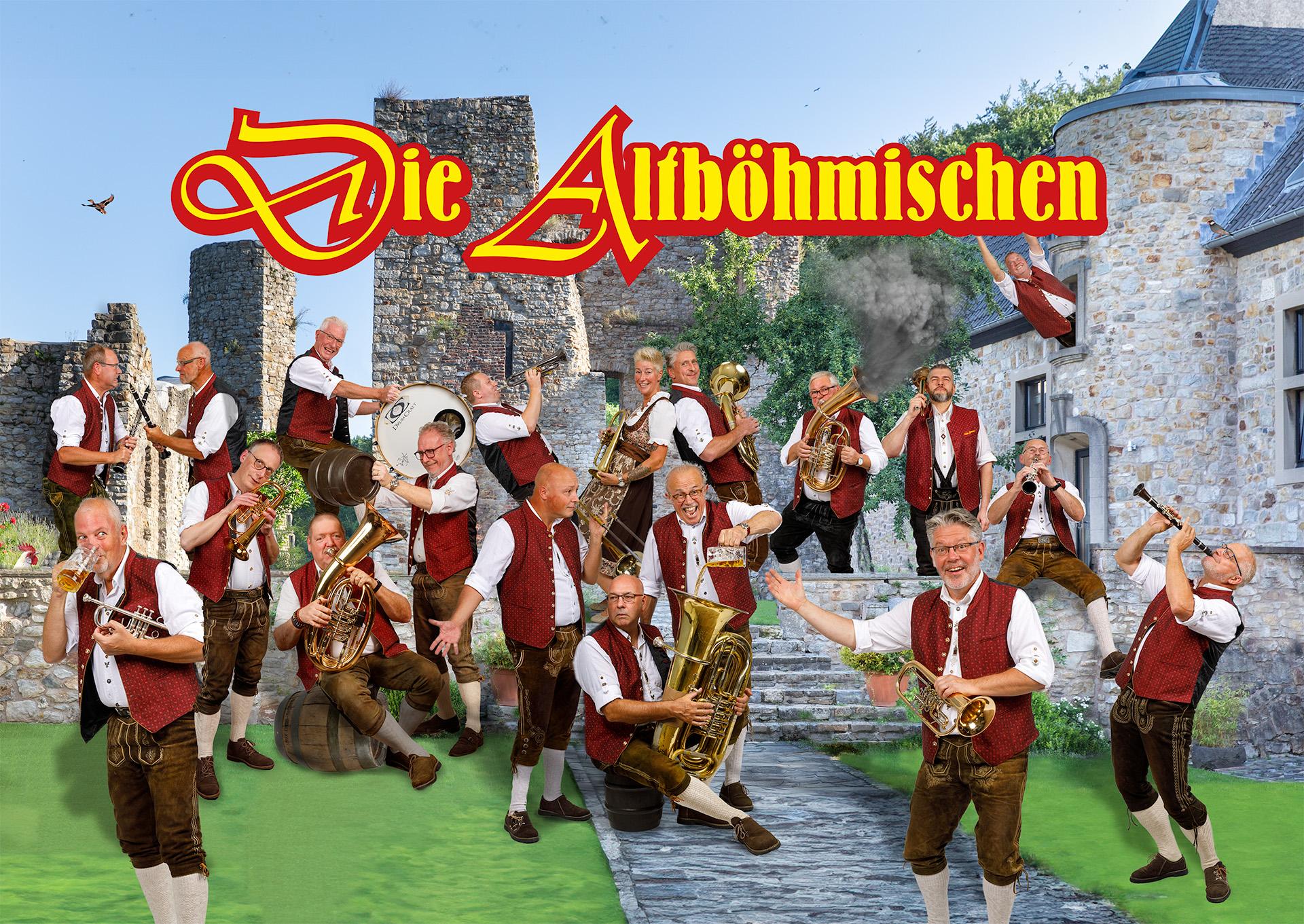 Die Altböhmischen im Biergarten 