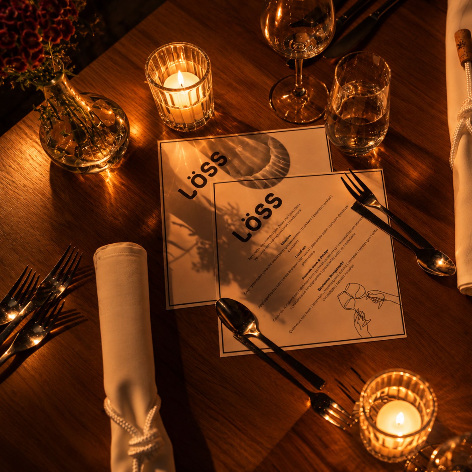 Dinner in the dark